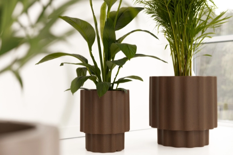 Donice do ogrodu Ribbo corten effect